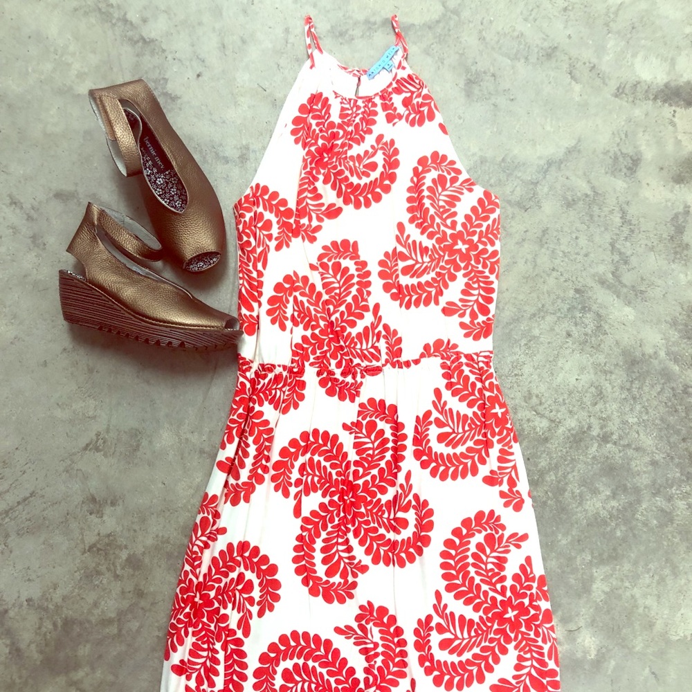 Antonio Melani Coral Printed Dress